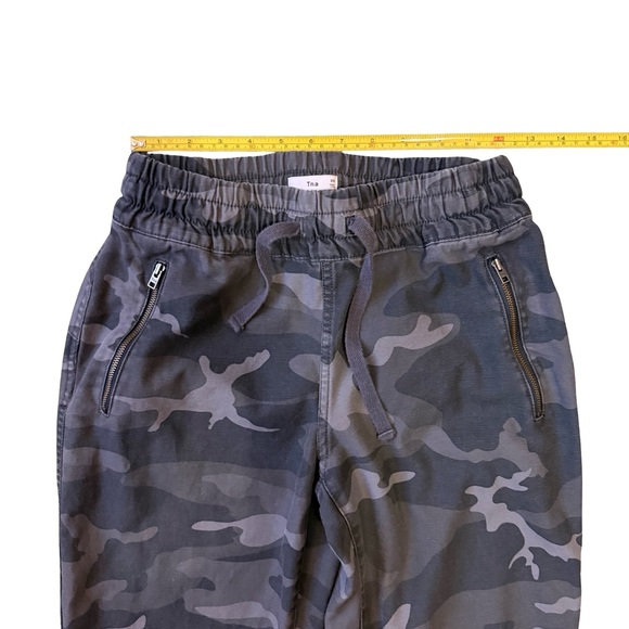 TNA Camouflage Joggers - Gray and Black Size XS Casual Streetwear Cotton - Picture 7 of 9